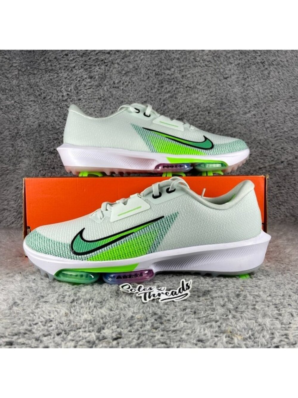 Nike Infinity Tour 2 Golf Spikes Sz 11 Men Barely Green Strike White FD0217-300